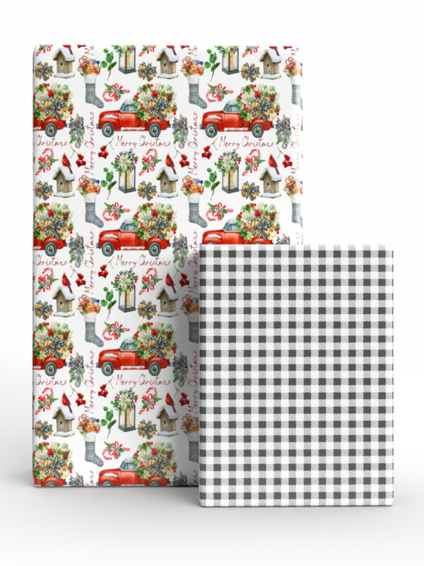 Farmhouse Christmas Jumbo Wrap