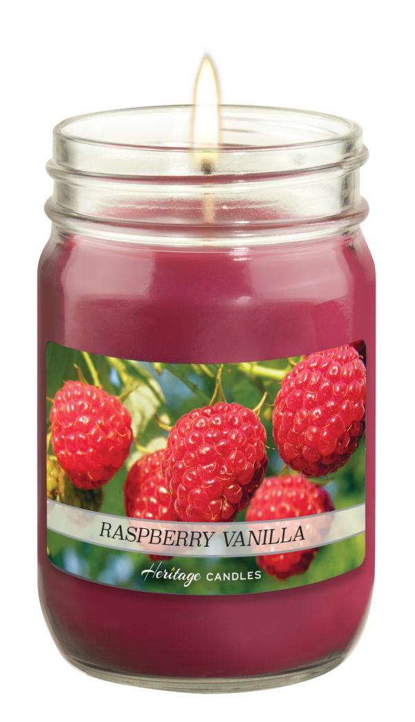 Raspberry Vanilla 12 oz Candle