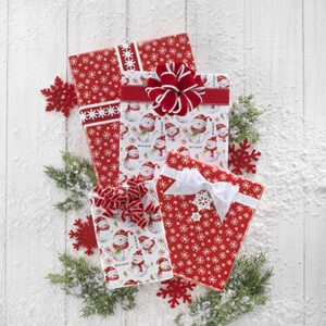 Let it Snow Reversible Gift Wrap