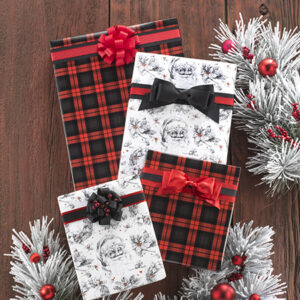 Sketchbook Santa Reversible Roll Gift Wrap